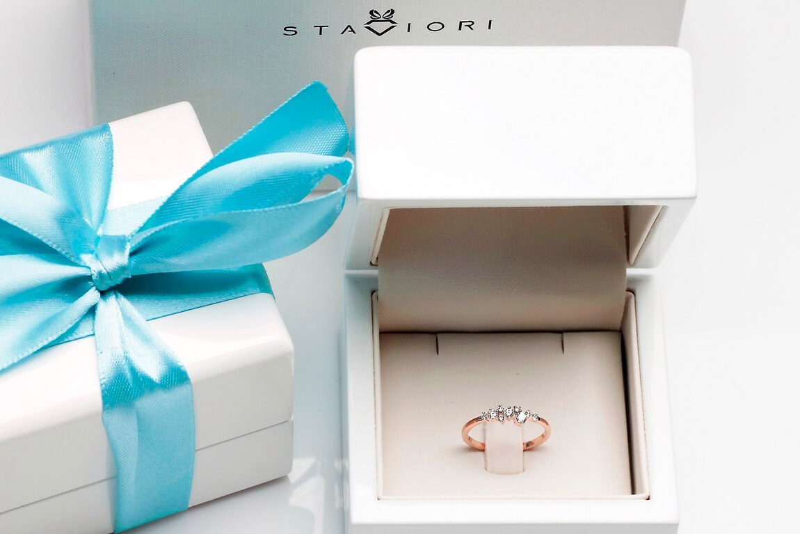 Emaga Złoty pierścionek PRD5400 - Diament